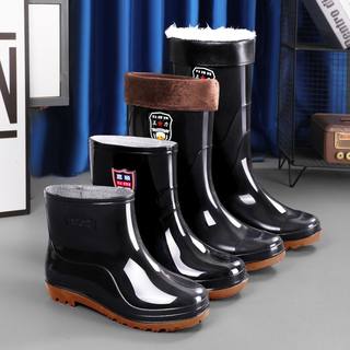 High-tube beef tendon labor protection rain boots waterproof and non-slip