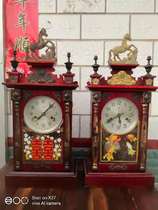 Nostalgic old clock old Shanghai clock old object old horse head clock folk show film and television props jewelry
