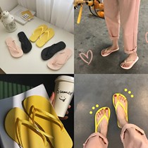 Korean version of chic Flip-flops women with soft bottom non-slip clip toe sandals beach sandals