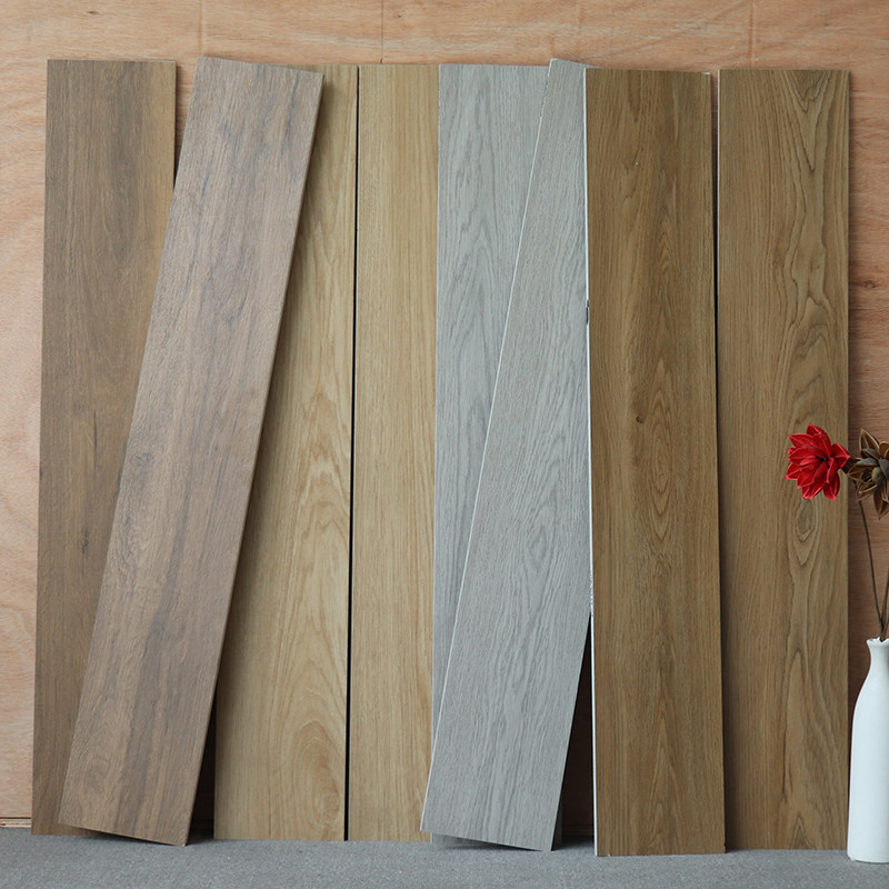 The patrimony simulation of wooden tile floor brick straight side anti - smooth anti - wear - resistant tile of 150X 900 bedroom balcony