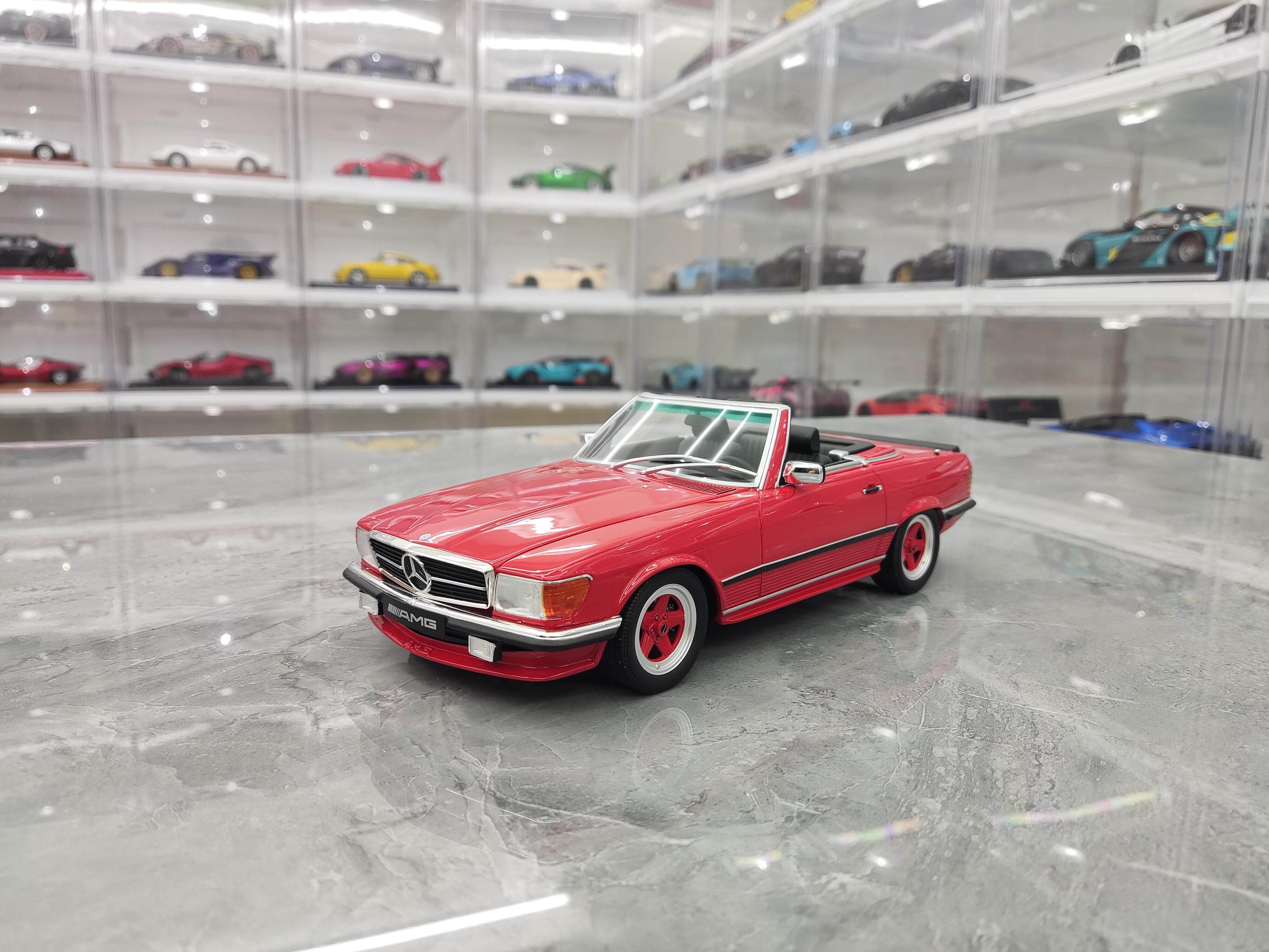  ドイツ代表 ポロシャツ O Mercedes-Benz 赤 y2k OTTO Mercedes AMG 500SL MERCEDES-BENZ R107 Convertible Simulation