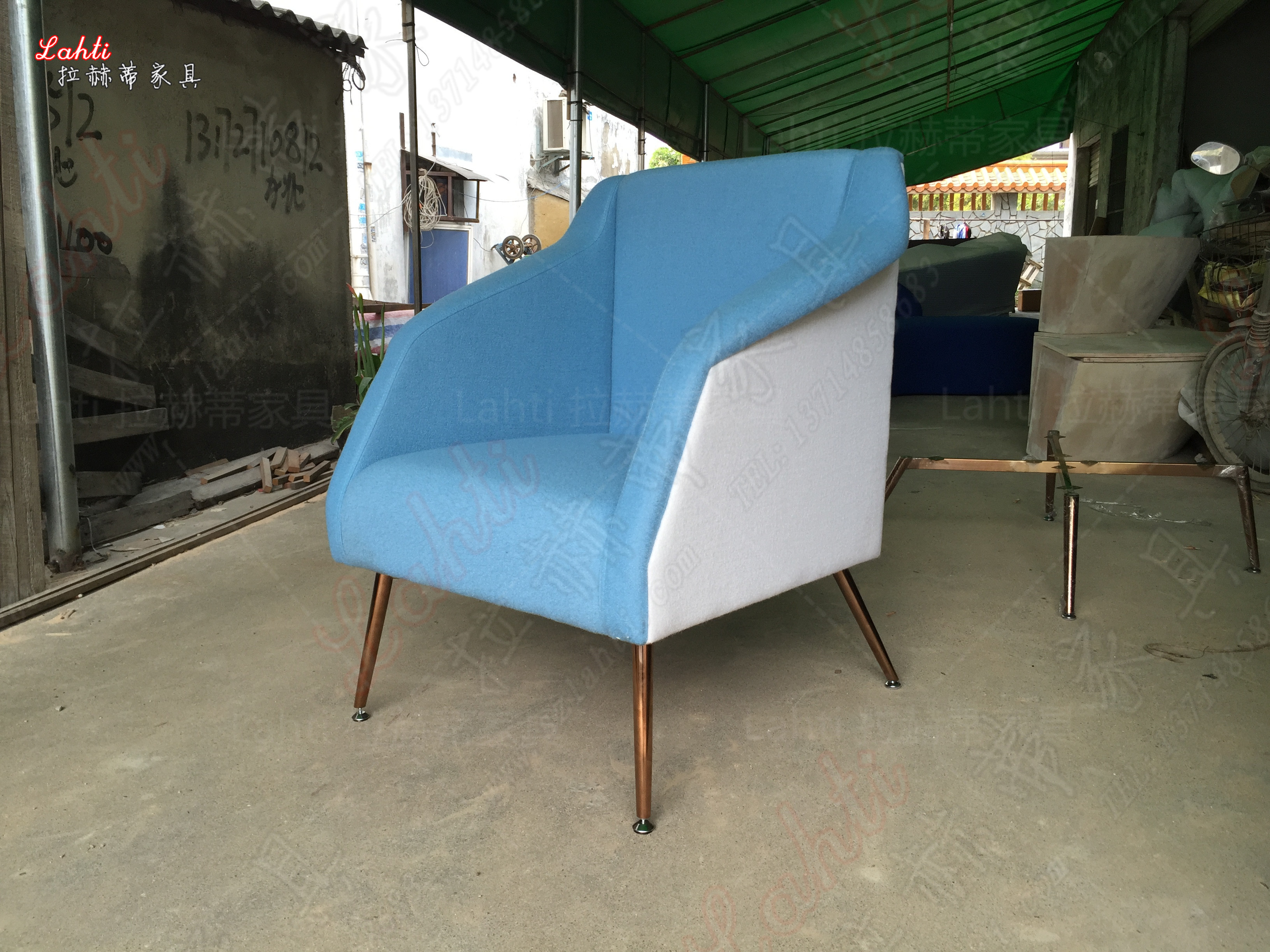 Lahti Bắc Âu cổ điển thiết kế đồ nội thất ghế phòng chờ lười chụp vật lý phong cách thời trang hiện đại ghế Hải Nam bộ ghế sofa