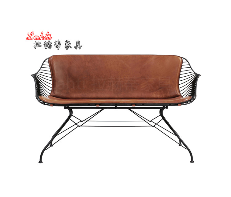 Thời trang hiện đại cứng da ghế phòng chờ đơn sofa đôi ghế Orgaard thiết kế nội thất đơn giản ghế nhà - Đồ nội thất thiết kế sofa đẹp
