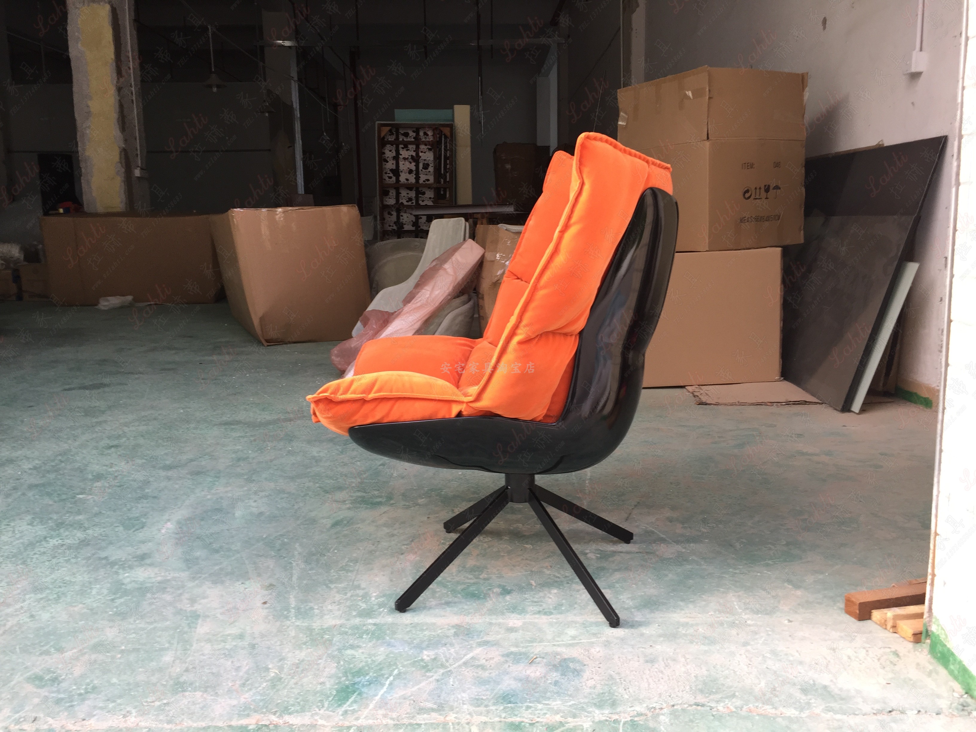 Hình dạng vỏ trấu bánh mì vuông cơ bắp ghế sofa thiết kế sáng tạo đồ nội thất cổ điển Husk-ghế ghế da chân quỳ
