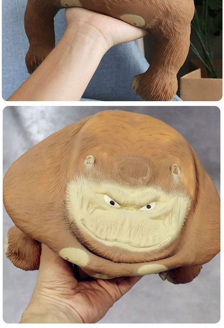 Креативные игрушки для детей 王总猩猩解压大猩猩抖音小红书同款减压神器玩具出气猴子创意整蛊 OTHER