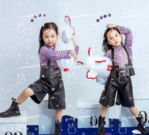 Childrens photography clothing trendy childrens tide shooting girls personality art photo studio shooting theme clothing model card