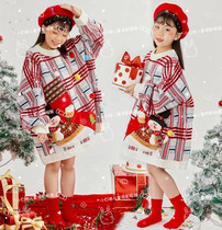Childrens photography exhibition clothing photo studio girls sweater shooting theme clothing trendy childrens model card magazine cover shooting clothing