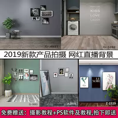 Taobao anchor live 3D background cloth Photo studio photo shooting background ins men's and women's clothing online store clothing background cloth