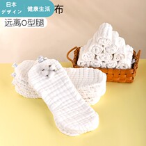 Japanese baby diaper pure cotton breathable newborn baby meson cloth gauze washable cotton ring diaper peanut type