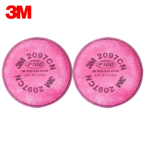 3M 2097cn пылевой фильтр хлопок P100 Фильтр Активный уголь органический паров.