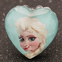 Childrens Baby Ring Frozen Ear Clip Anna Sophia Little Princess Cute Cartoon Gem Ring Ornaments