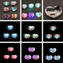Childrens headdress luminous hairclip little Princess Sophia Aya Anna flash hairpin Frozen luminous hair accessories