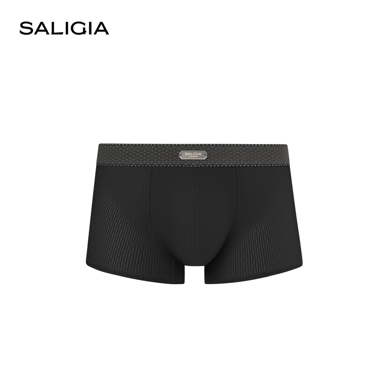 SALIGIA 【New Product】Hidden Echo Mesh Vertical Stripe Jacquard Fabric Men's Boxer Briefs