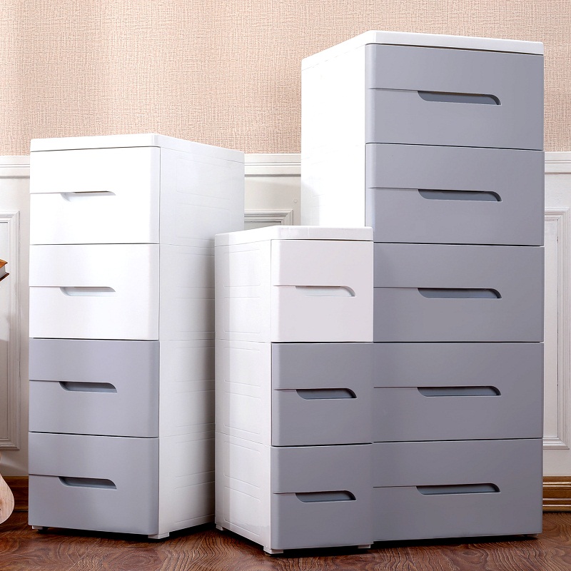 20 30 38CM crack storage cabinet plastic bedside cabinet drawer dressing room storage cabinet multi-layer finishing cabinet