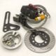 Green Source Electric Scooter Accessories Complete Set Rear Wheel 110 Drum Brake Modified to Disc Brake Aima Xinri Yadea Abs Disc Brake