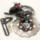 Green Source Electric Scooter Accessories Complete Set Rear Wheel 110 Drum Brake Modified to Disc Brake Aima Xinri Yadea Abs Disc Brake