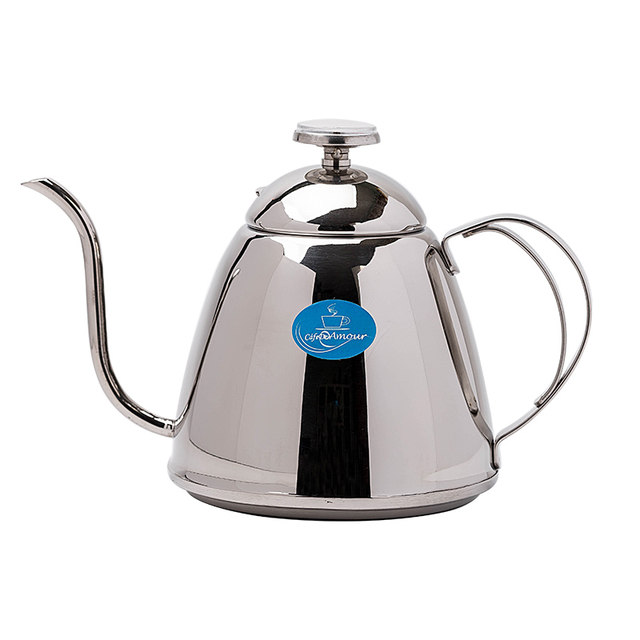 ຫຼຸດ 40% ຫຼຸດລາຄາ Tiamo stainless steel slim mouth kettle hand brewed coffee slender mouth kettle drip filter kettle with thermometer