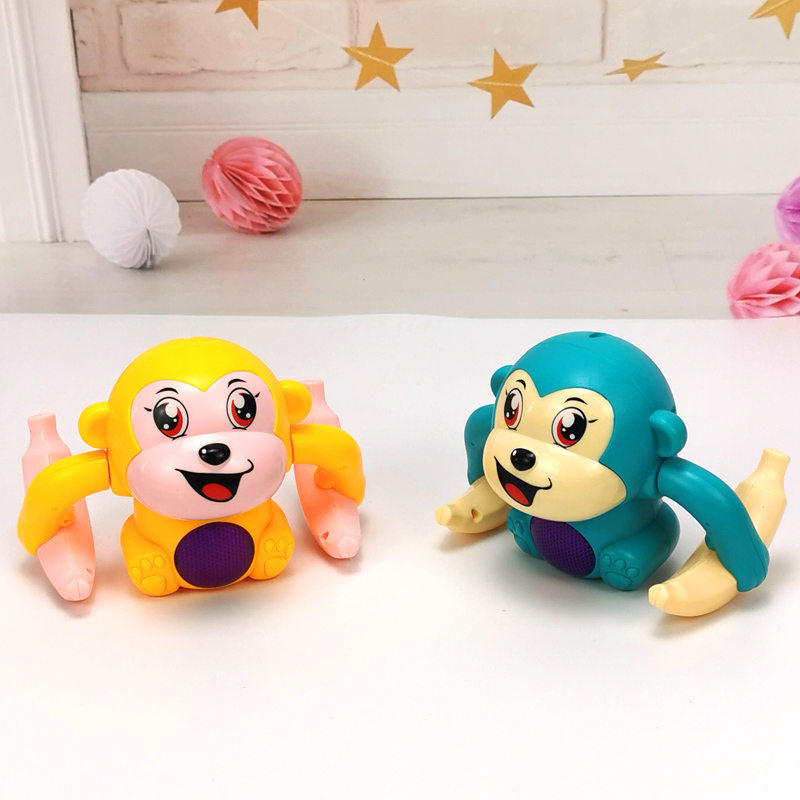 Roll Over Monkey Electric Capo Monkey Early Lessons Wise Singing Will Dance The and Men's Child's Acoustic Crawling Toy