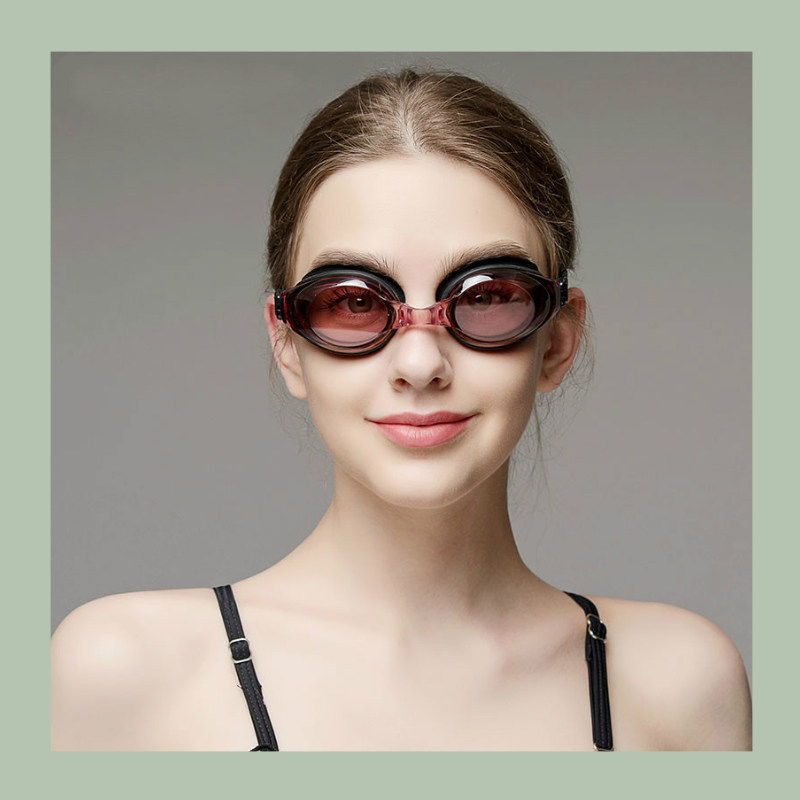 Myopia with degree swimming goggles ~ ~ waterproof anti-fog high-definition transparent male and female adult professional swimming swimming goggles