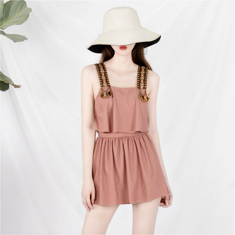 Fairy House Andromeda Fan 2021 new web Red Fairy Super Fairy's Slim Veil Sexy Conservative Student Swimsuit Woman