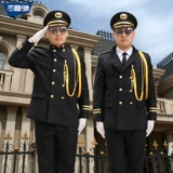 Служба безопасности Весна и осенний набор черный двойной костюм