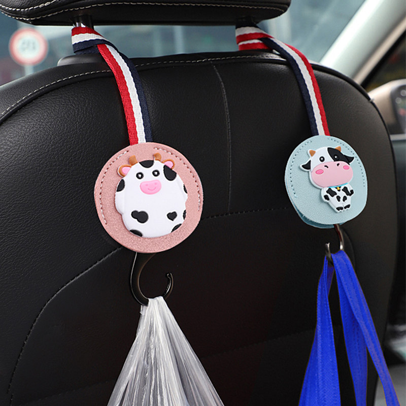 Car seat back small hook car seat car invisible multi-function car cartoon cute decoration supplies Daquan