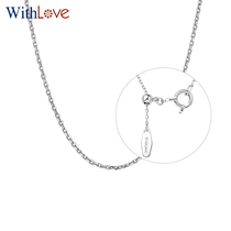 WithLove Japan 18K gold necklace O-character platinum chain pt950 platinum color gold choker rose gold female