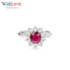 WithLove carat pigeon blood ruby diamond ring