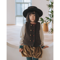 Olinali 3m New Snow Cotton Italy Gaoding Wool Tian double-faced winter vest boys and girls