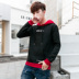 Áo len nam 2019 mùa thu mới phiên bản Hàn Quốc của xu hướng hoang dã đẹp trai giản dị áo khoác nam trùm đầu áo thun - Áo len áo len nam Áo len