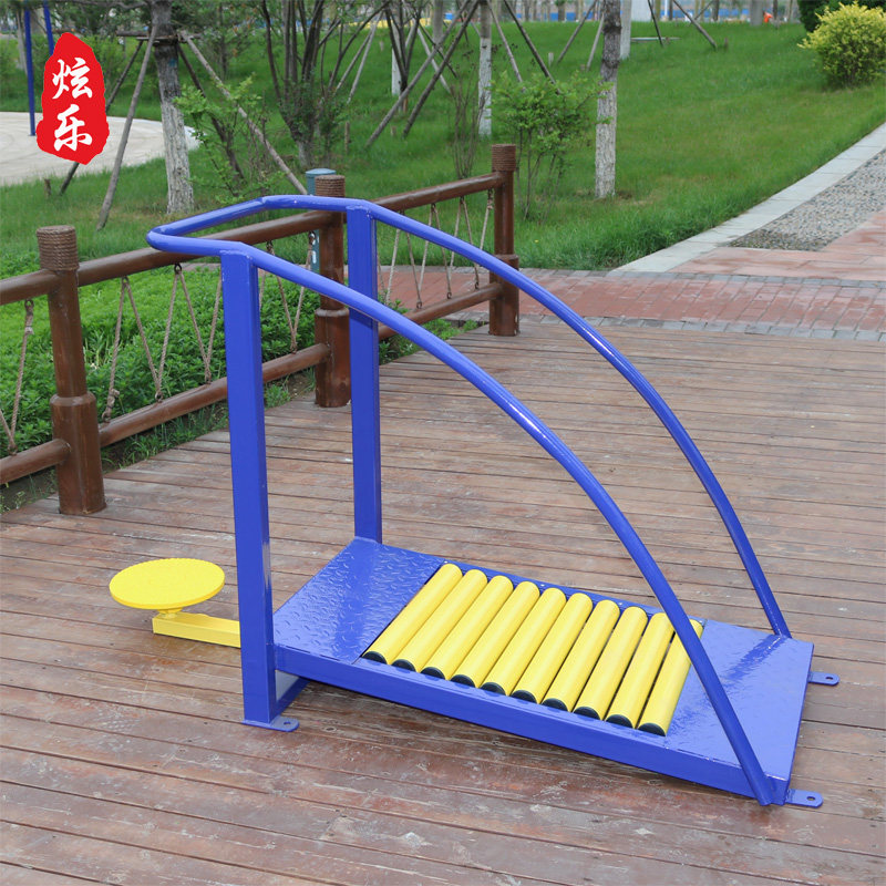 Residential fitness equipment outdoor park square outdoor single and double sports path combination treadmill series