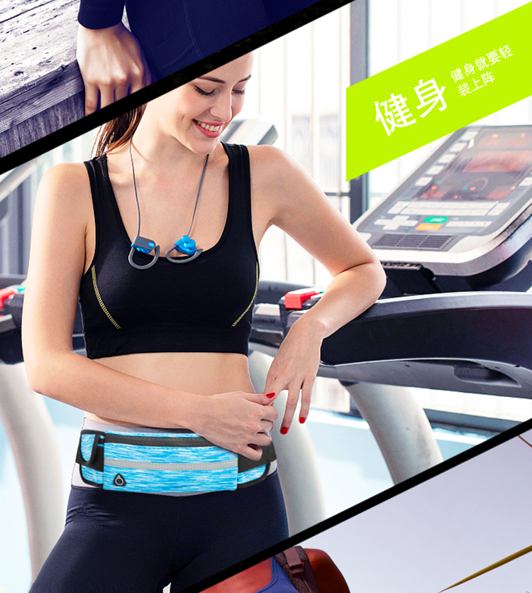 Chạy túi điện thoại di động nam và nữ đai thể thao túi điện thoại di động ấm đun nước túi vô hình siêu mỏng nhẹ thiết bị thể dục nhỏ - Túi 	túi đeo hông chạy bộ aonijie