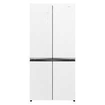 (Double Clean Pro·Flat Embedded) Rongsheng 506L Cross Folio Ultra-Thin Embedded Will Refrigerator White Frequency Converter