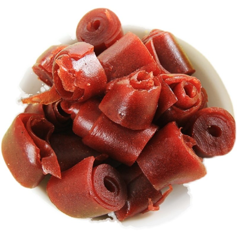 2 pounds of hawthorn strips, rolled slices, fruit danpijing rolled scraps, mountain red iron hawthorn wild fruit king children's snacks