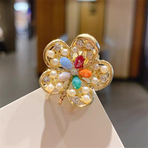 Cute Pearl Hair Clip Female Rear Brain Spoon Grip Clip Small Number Simple Top Clip Teenage Girl Card Hair Clip Liu Hai Clip Net Red Hair Accessories