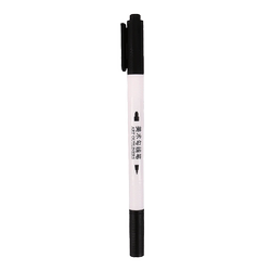 Morning Light Art Liner Pen for Children's Drawing, Special Art Liner Pen for Chinese Painting and Oil Painting, Oil-Based Dual-Tip Marker Pen, Black Outlining and Detailing Pen, Special for Hand-Drawing, Suitable for College Students