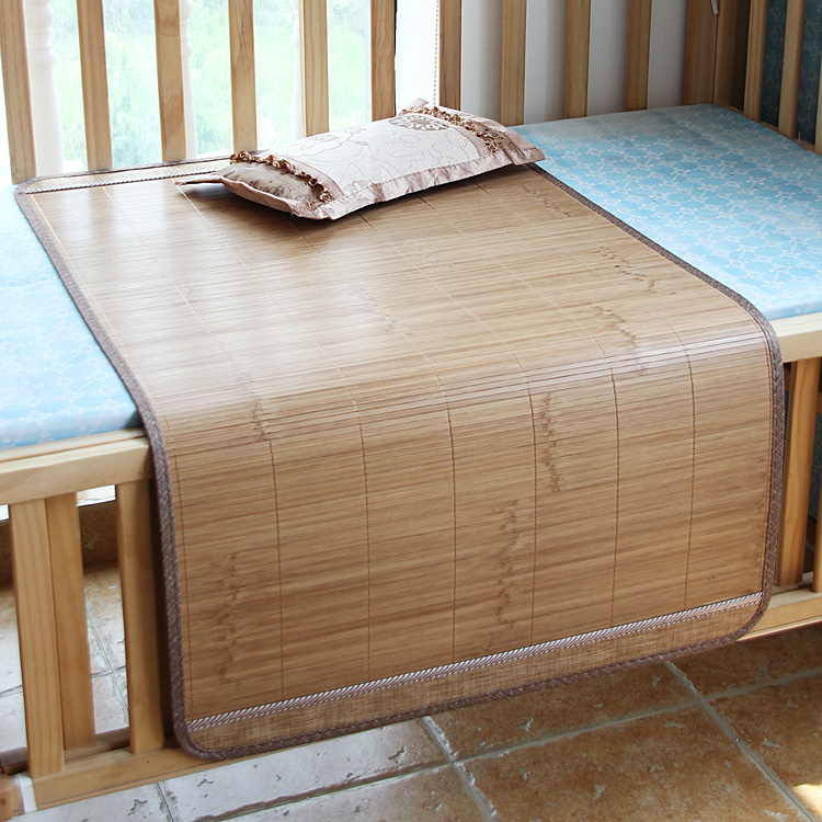 Baby bed mat Children's kindergarten Bamboo mat Rattan mat Double-sided summer mat Baby mat 88*168 spliced bed