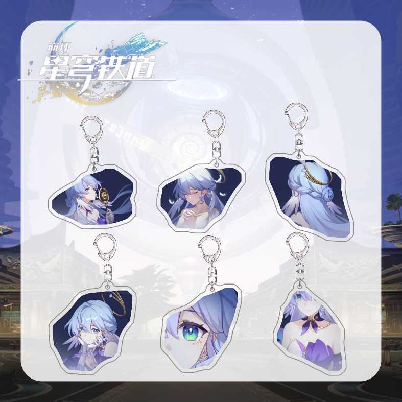 Honkai Star Rail-Themed Oriole Star Soul Keychain, High-Quality Backpack Pendant, Exquisite Gift Item