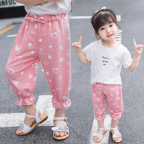 Girls Pants Summer Capri pants Thin Women Baby Pants Children Anti-mosquito Pants Baby Children Summer Shorts