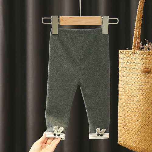 Штаны, детские тонкие леггинсы для девочек, осенние