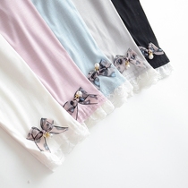 Girls pants summer Capri pants thin one-year-old female baby Summer baby shorts outside wear baby leggings