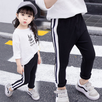 Female baby leggings autumn thin baby spring and autumn trousers wear childrens girls sports pants foreign gas