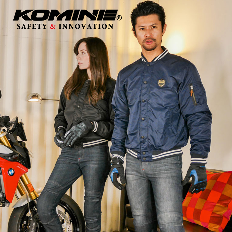 KOMINE Autumn Winter Casual Windproof Pilot Style Short riding jacket for men and women lovers JK-610