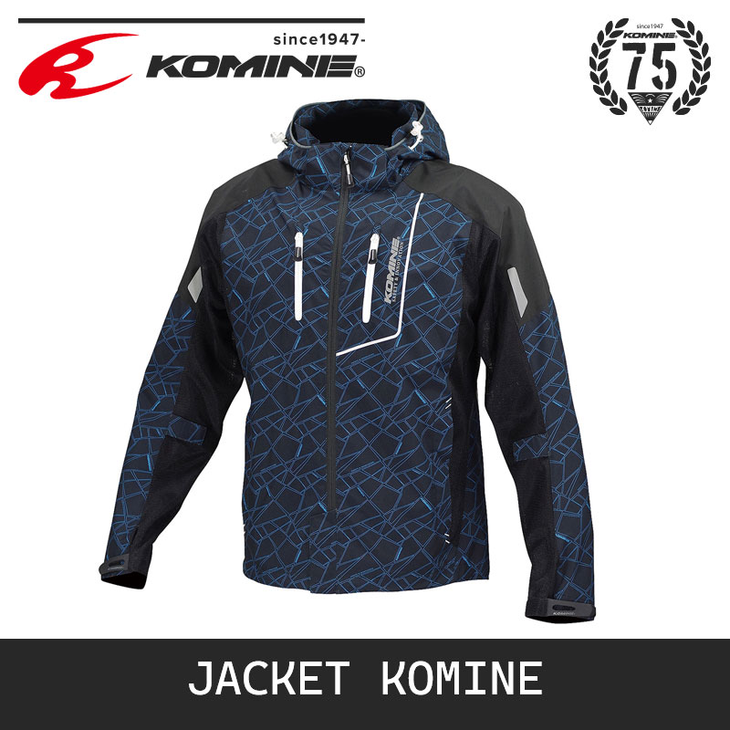 Japan KOMINE spring and summer hooded riding clothing motorcycle clothing men and women casual mesh breathable anti-fall clothing JK-112