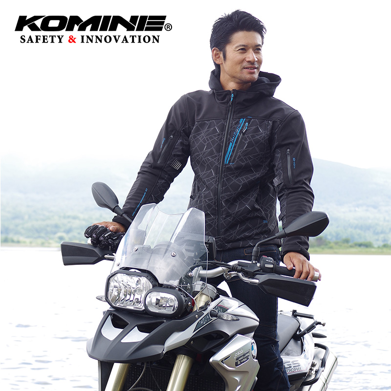 KOMINE Japan's autumn and winter anti-wind bike riding clothes heating clothes and pants anti-fall men's and women's racing suit JK-590