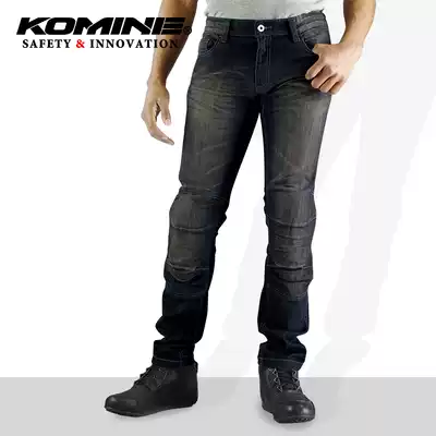 Japan komine motorcycle riding jeans with protective gear four seasons men's and women's casual fall-proof pants WJ-737