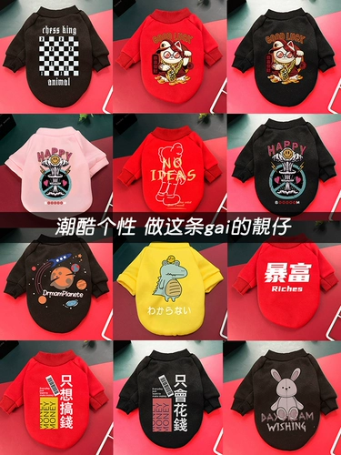 Щенка для щенка кошка плюшевая одежда осень и зимние домашние животные анти -фар мех маленькие щенки собак Corki Bear fa dou newge