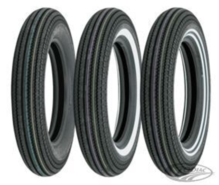 Japan SHINKO Harley Sportster XL 883 1200RNVC front and rear white edge serrated tire outer tire