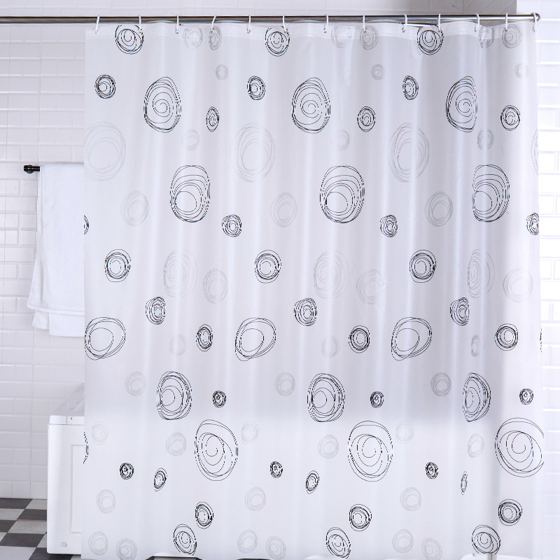 BATH CURTAIN WATERPROOF THICKENED MILDEW SUIT FREE OF PUNCH SHOWER BATH CURTAIN HUNG CURTAIN DOOR CURTAIN DRESSING ROOM SHOWER CURTAIN PARTITION WINDOW