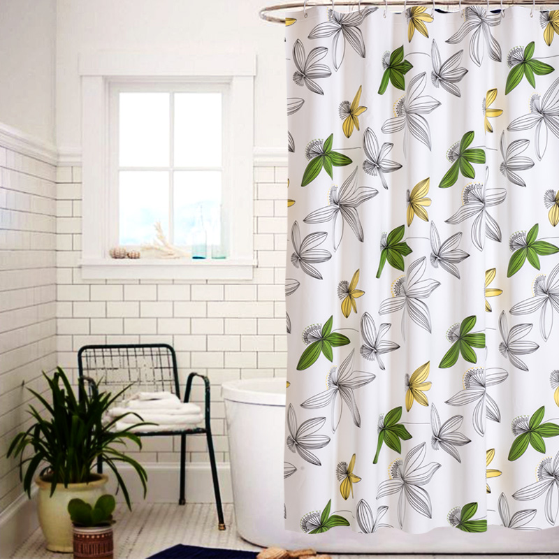 bath curtain waterproof thickened mildew suit free from punching shower hanging curtain dressing room bathing curtain partition window bath hood bathroom